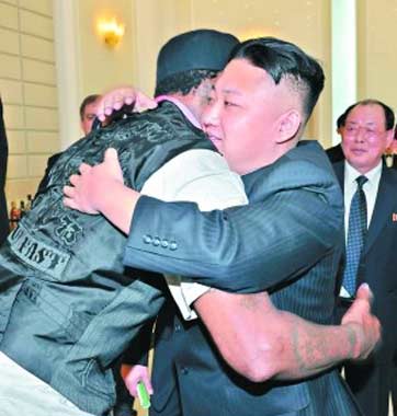 金正恩托羅德曼轉(zhuǎn)告奧巴馬：不打仗,，打電話